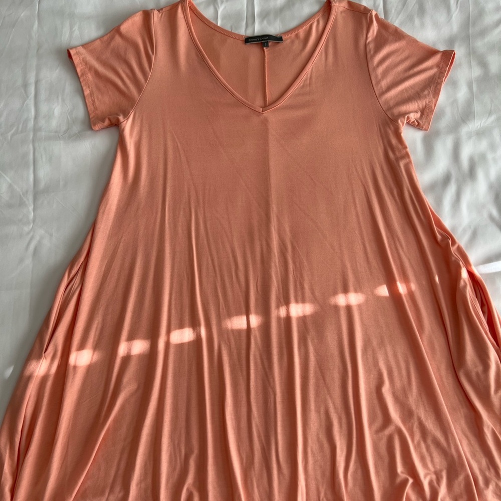 Dress up tshirt dress with pockets